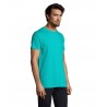 Sol's - Tee-shirt homme col rond IMPERIAL - Bleu Caraïbes