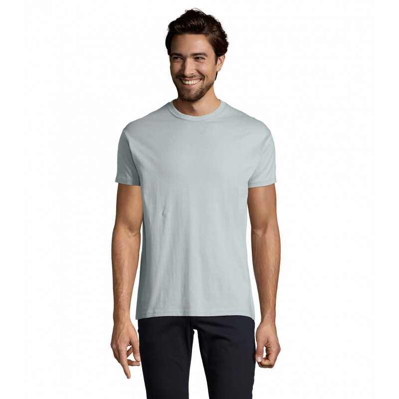 Sol's - Tee-shirt homme col rond IMPERIAL - Bleu Glacier