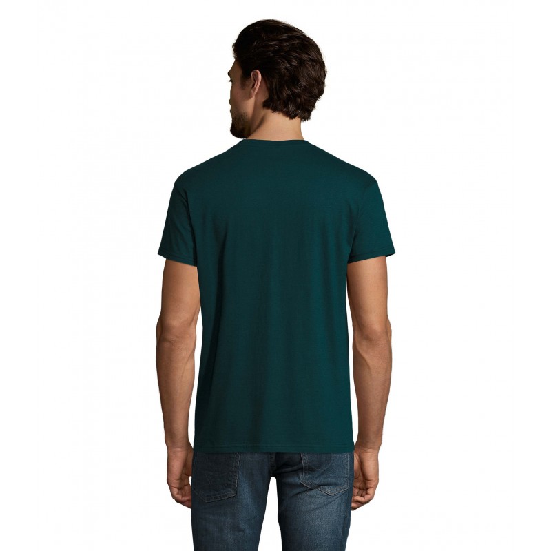 Sol's - Tee-shirt homme col rond IMPERIAL - Bleu Pétrole