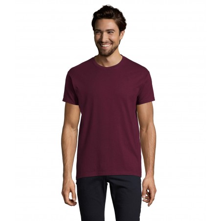 Sol's - Tee-shirt homme col rond IMPERIAL - Bordeaux