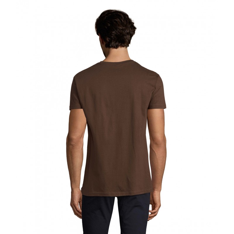 Sol's - Tee-shirt homme col rond IMPERIAL - Chocolat