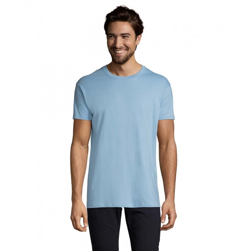 Sol's - Tee-shirt homme col rond IMPERIAL - Ciel