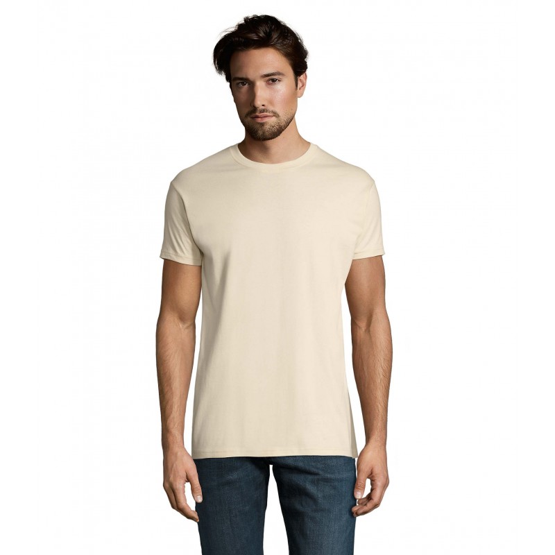 Sol's - Tee-shirt homme col rond IMPERIAL - Crème