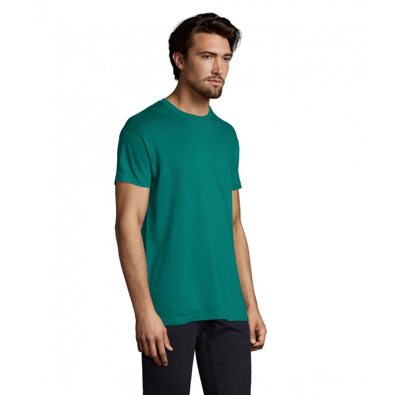 Sol's - Tee-shirt homme col rond IMPERIAL - Emeraude
