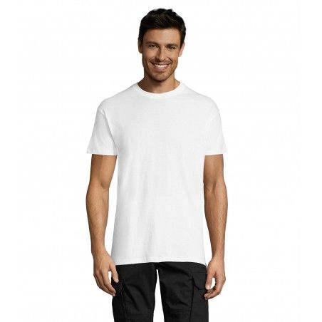 Sol's - Tee-shirt unisexe col rond REGENT - Blanc