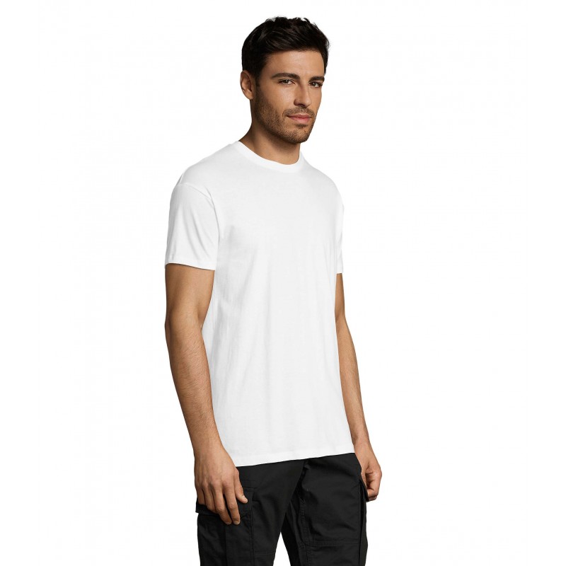 Sol's - Tee-shirt unisexe col rond REGENT - Blanc