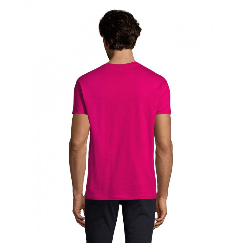 Sol's - Tee-shirt homme col rond IMPERIAL - Fuchsia