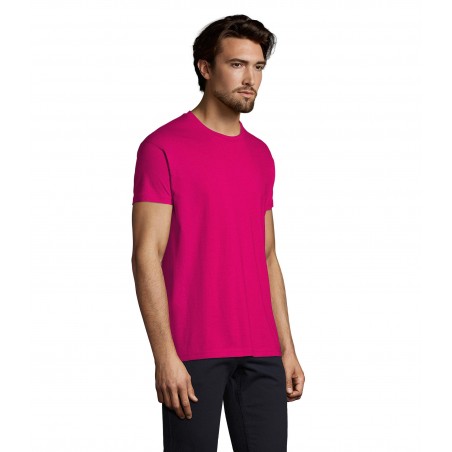 Sol's - Tee-shirt homme col rond IMPERIAL - Fuchsia