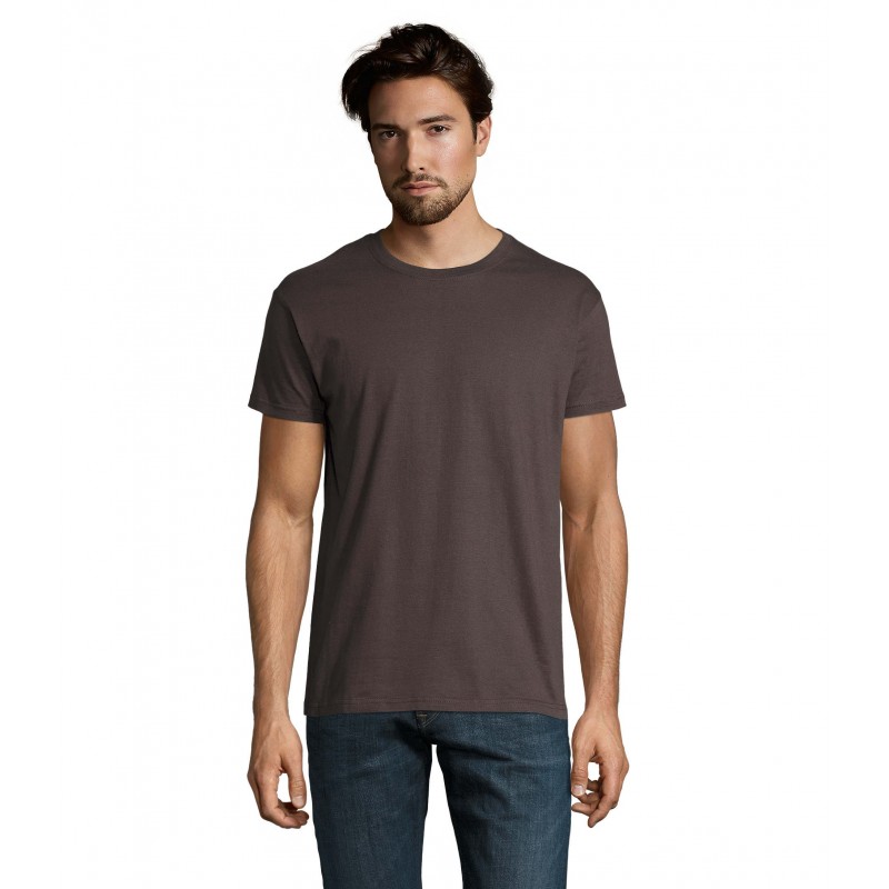 Sol's - Tee-shirt homme col rond IMPERIAL - Gris Foncé