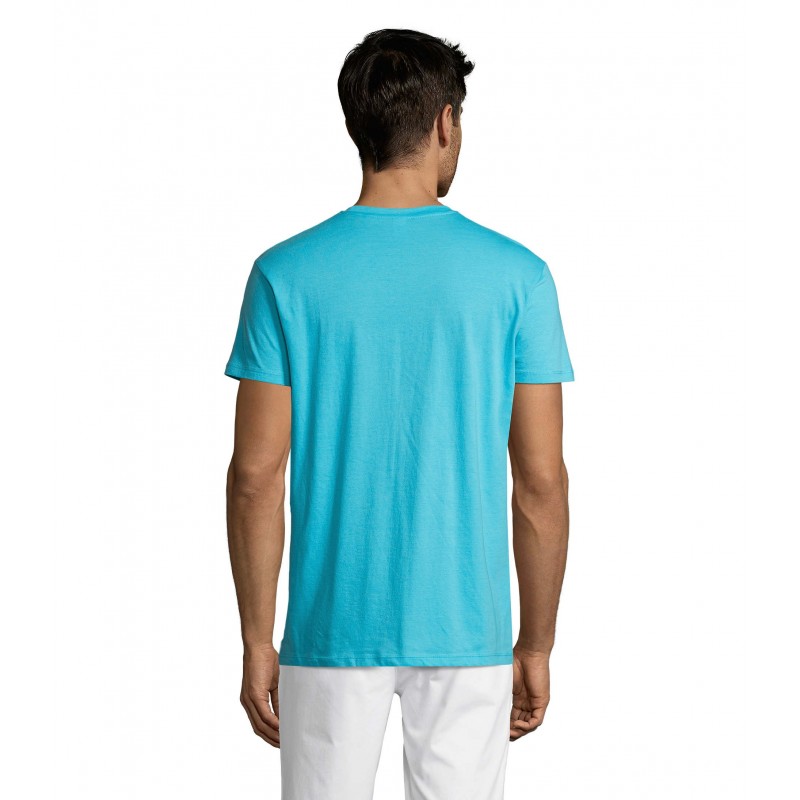Sol's - Tee-shirt unisexe col rond REGENT - Bleu Atoll