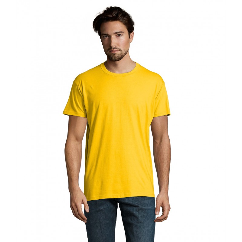 Sol's - Tee-shirt homme col rond IMPERIAL - Jaune