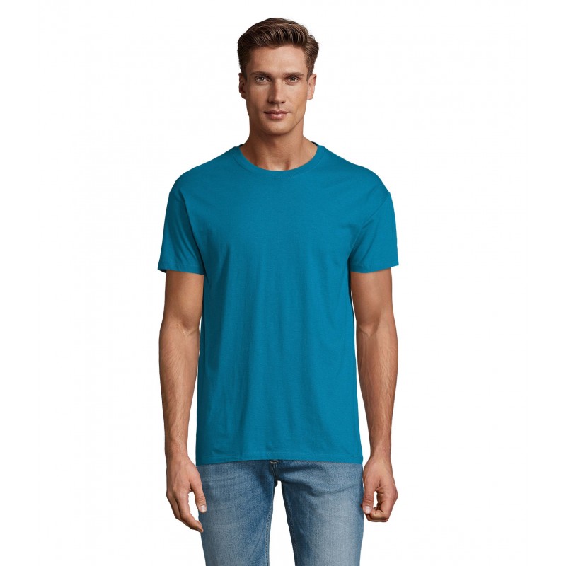 Sol's - Tee-shirt unisexe col rond REGENT - Bleu Canard
