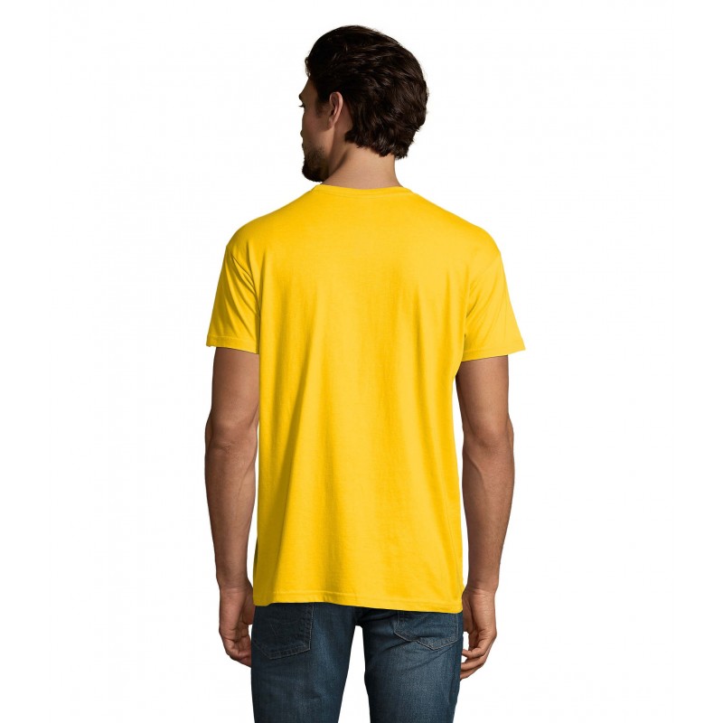 Sol's - Tee-shirt homme col rond IMPERIAL - Jaune