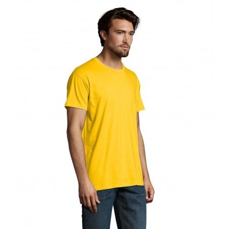 Sol's - Tee-shirt homme col rond IMPERIAL - Jaune