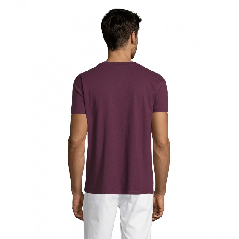 Sol's - Tee-shirt unisexe col rond REGENT - Bordeaux