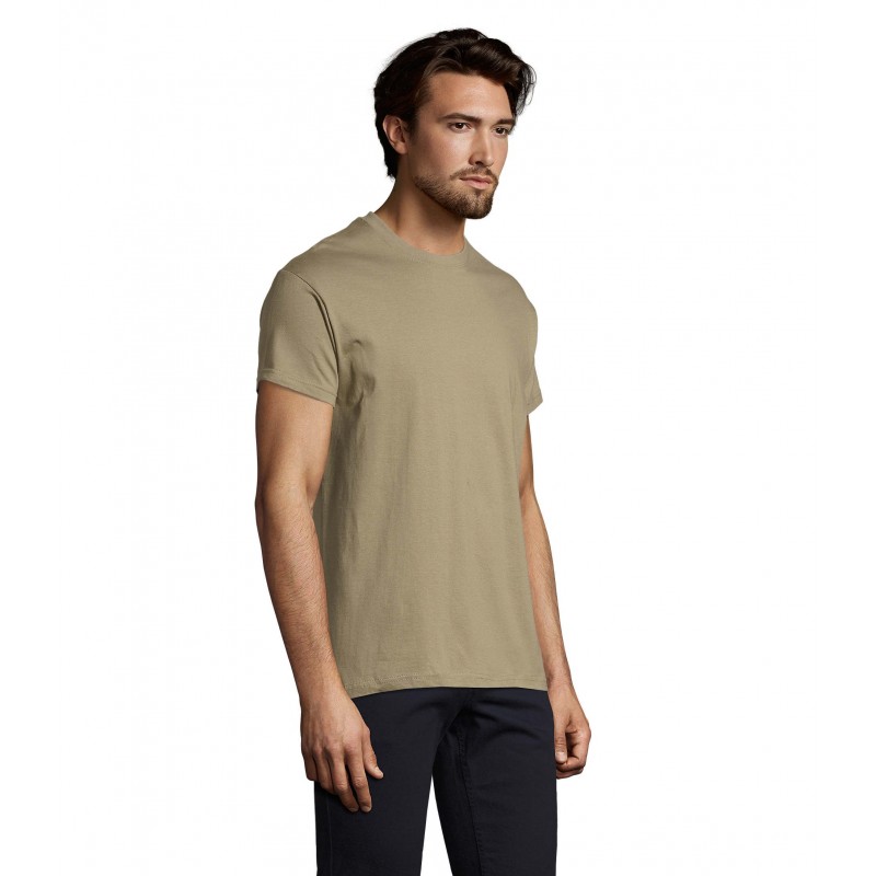 Sol's - Tee-shirt homme col rond IMPERIAL - Kaki