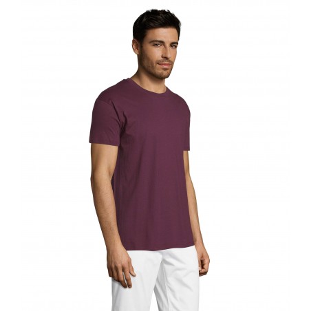 Sol's - Tee-shirt unisexe col rond REGENT - Bordeaux