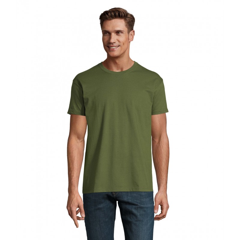 Sol's - Tee-shirt homme col rond IMPERIAL - Kaki Foncé