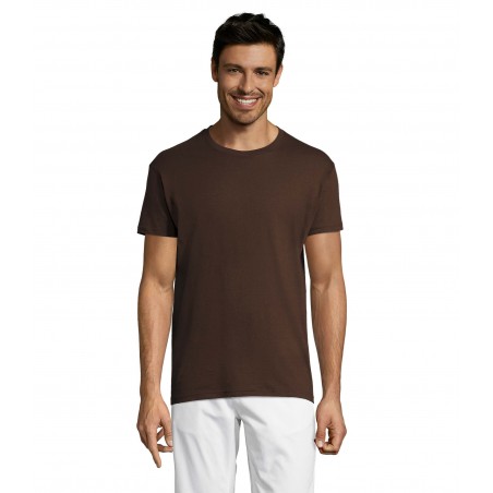 Sol's - Tee-shirt unisexe col rond REGENT - Chocolat
