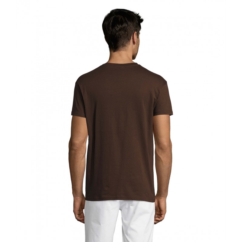 Sol's - Tee-shirt unisexe col rond REGENT - Chocolat