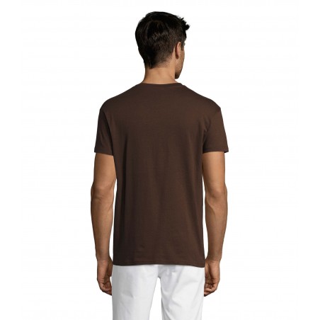 Sol's - Tee-shirt unisexe col rond REGENT - Chocolat