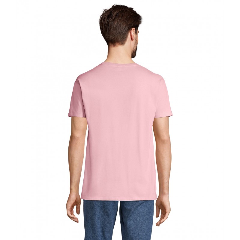 Sol's - Tee-shirt homme col rond IMPERIAL - Rose Bonbon