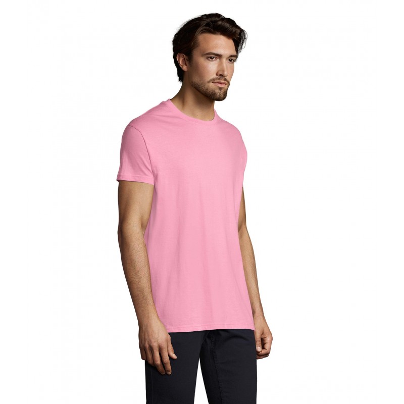 Sol's - Tee-shirt homme col rond IMPERIAL - Rose Orchidée