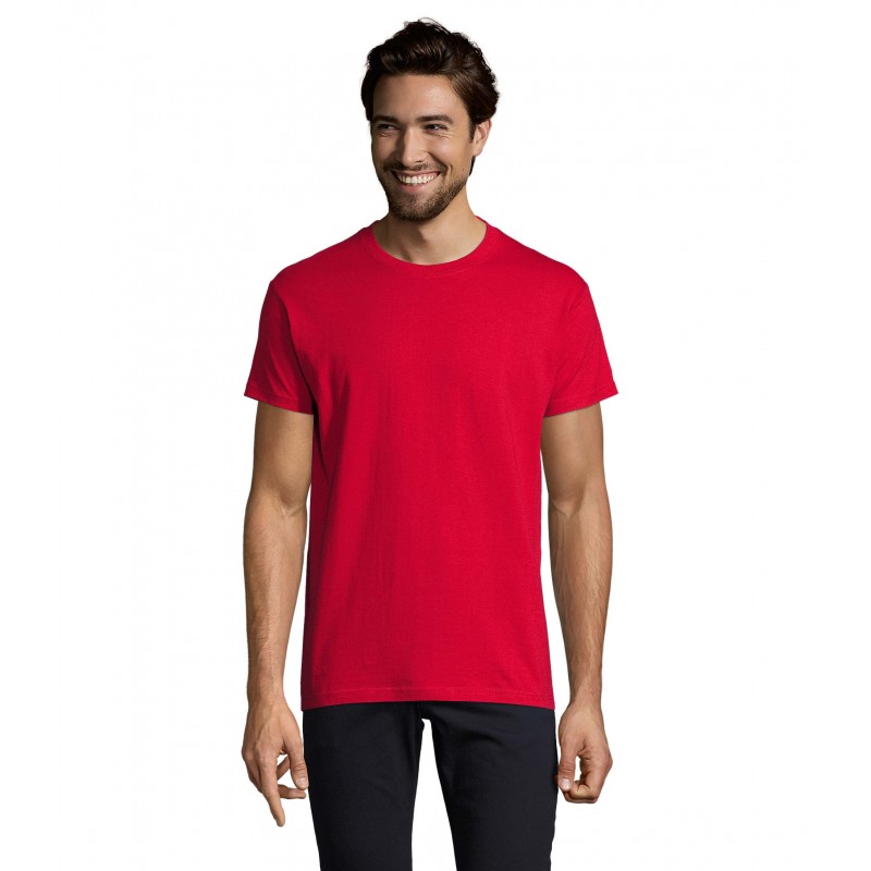 Sol's - Tee-shirt homme col rond IMPERIAL - Rouge