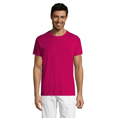 Sol's - Tee-shirt unisexe col rond REGENT - Fuchsia