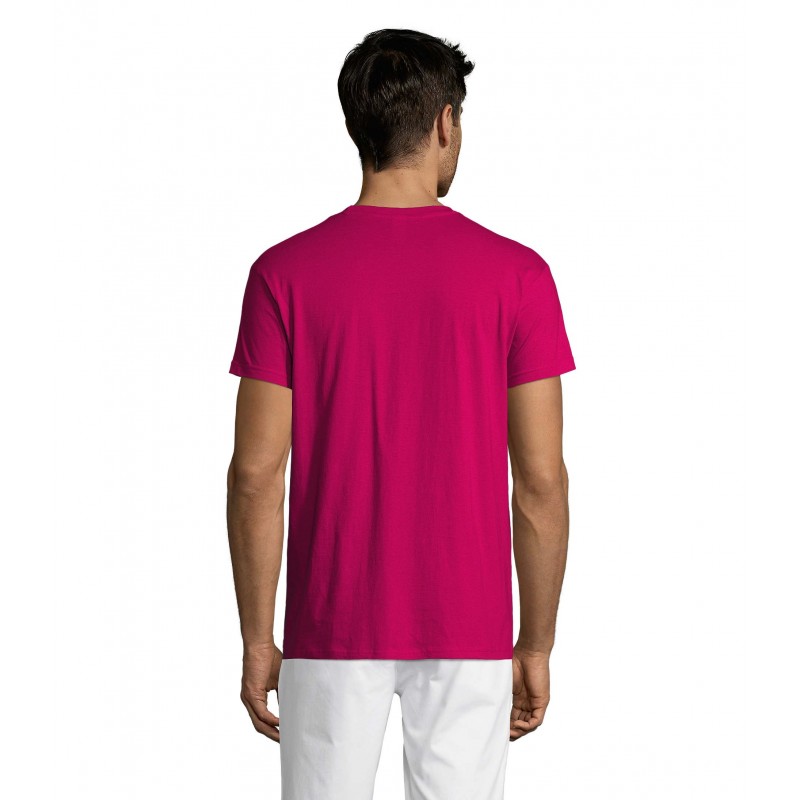 Sol's - Tee-shirt unisexe col rond REGENT - Fuchsia