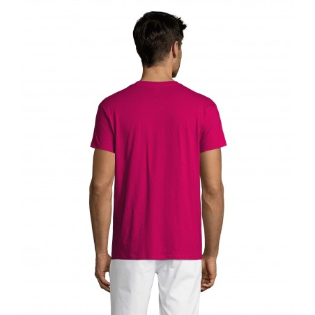 Sol's - Tee-shirt unisexe col rond REGENT - Fuchsia
