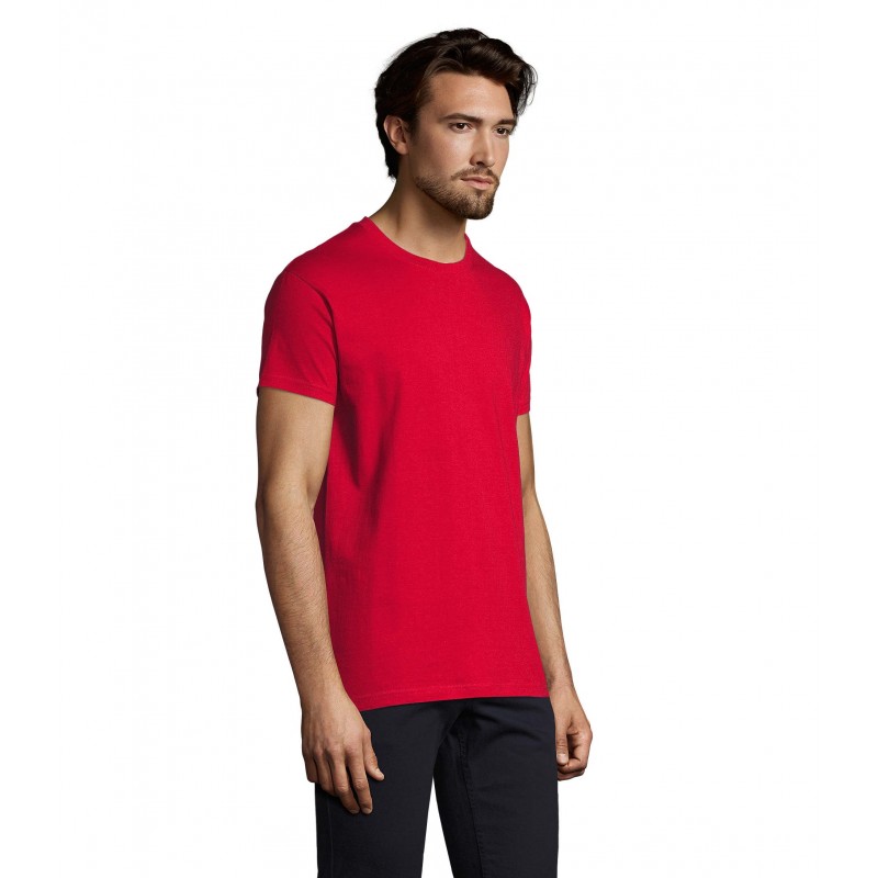 Sol's - Tee-shirt homme col rond IMPERIAL - Rouge