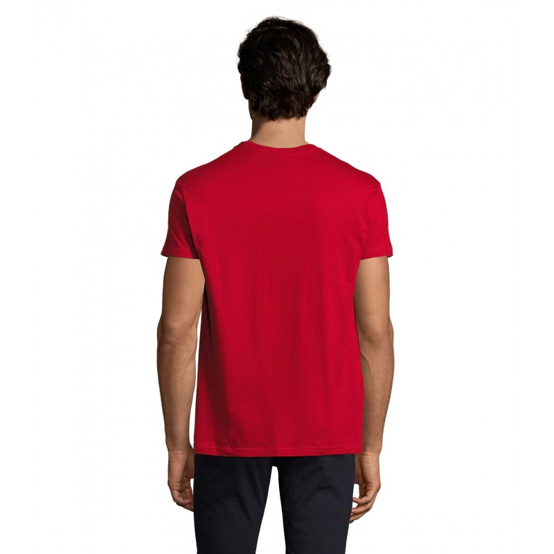 Sol's - Tee-shirt homme col rond IMPERIAL - Rouge Tango