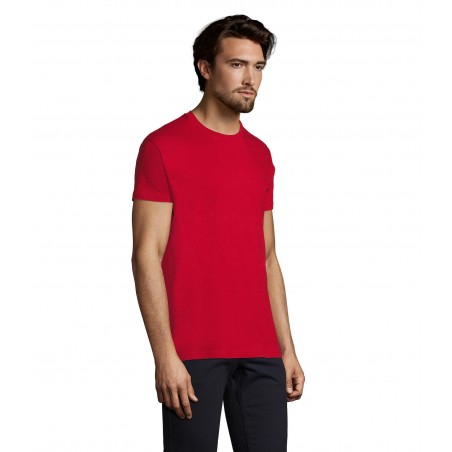 Sol's - Tee-shirt homme col rond IMPERIAL - Rouge Tango