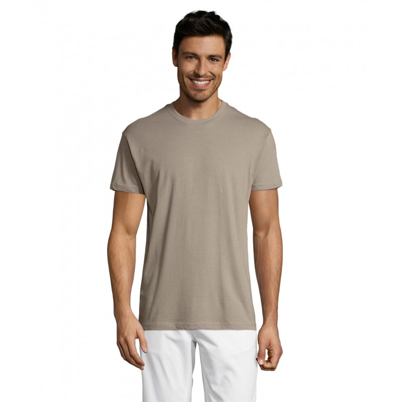 Sol's - Tee-shirt unisexe col rond REGENT - Gris Clair