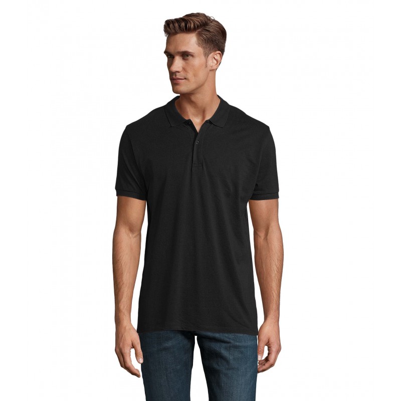 Sol's - Polo homme PLANET MEN - Noir