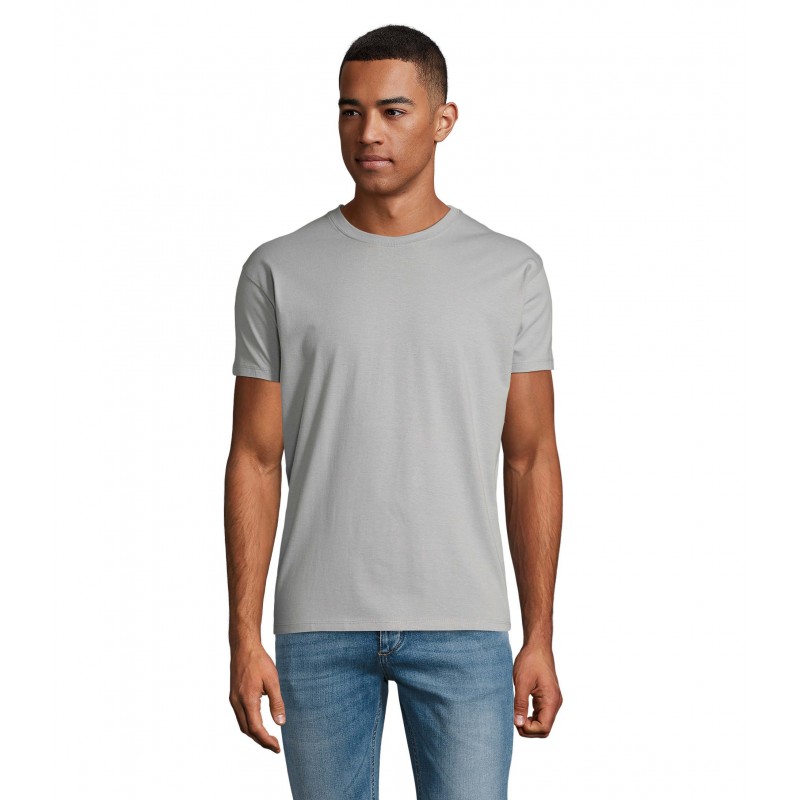 Sol's - Tee-shirt unisexe col rond REGENT - Gris Pur