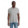 Sol's - Polo homme PLANET MEN - Gris Chiné