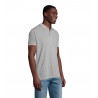 Sol's - Polo homme PLANET MEN - Gris Chiné
