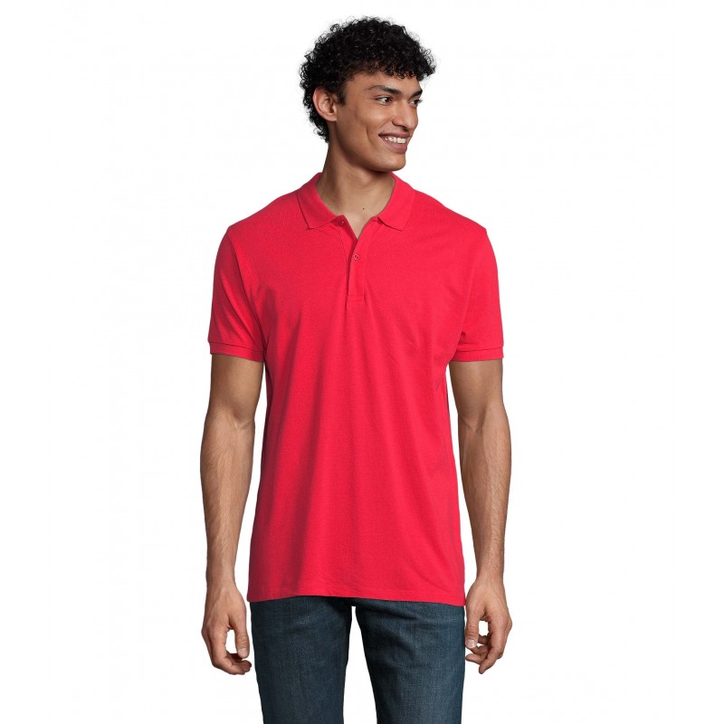 Sol's - Polo homme PLANET MEN - Rouge