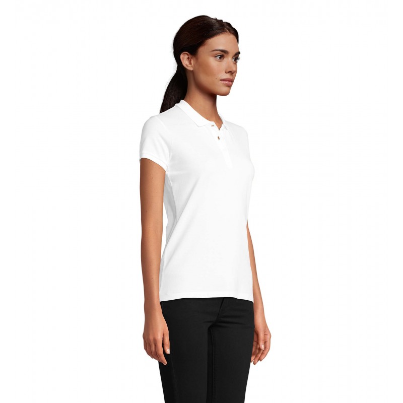 Sol's - Polo femme PLANET WOMEN - Blanc