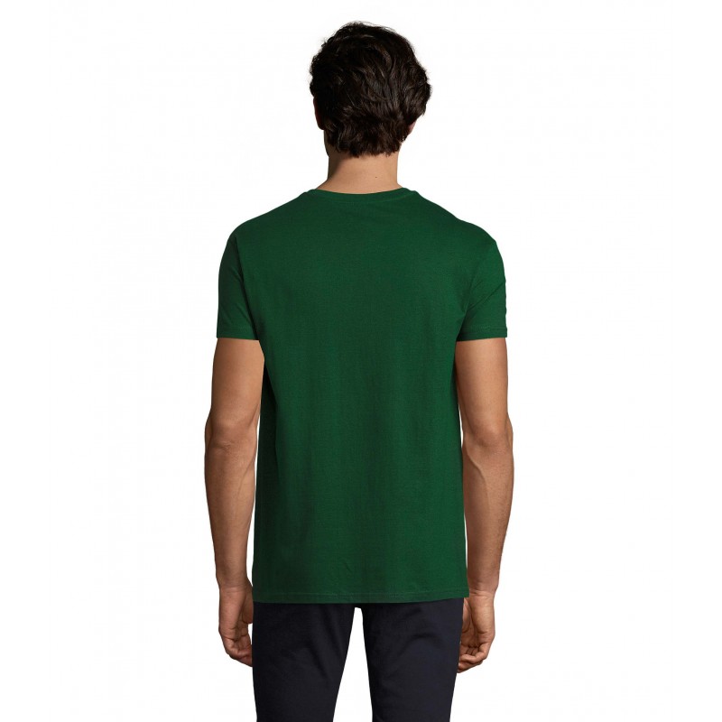 Sol's - Tee-shirt homme col rond IMPERIAL - Vert Bouteille