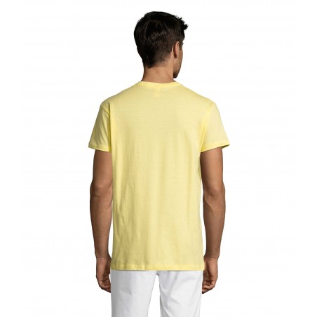 Sol's - Tee-shirt unisexe col rond REGENT - Jaune Pâle