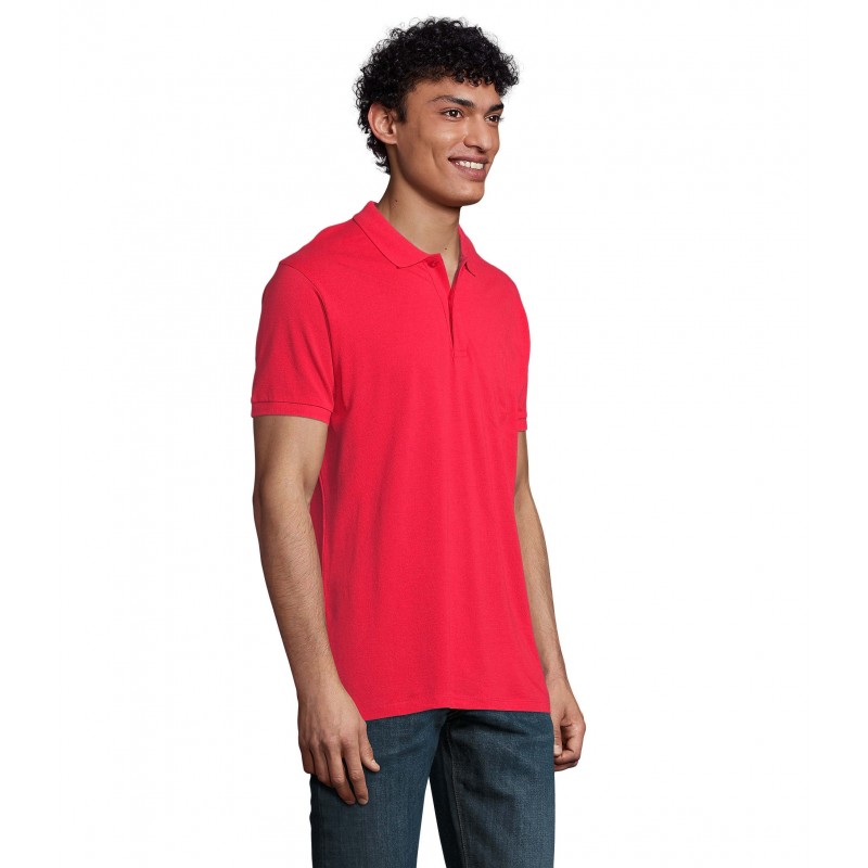 Sol's - Polo homme PLANET MEN - Rouge