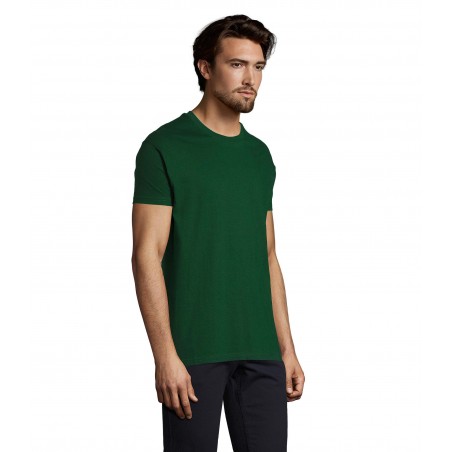 Sol's - Tee-shirt homme col rond IMPERIAL - Vert Bouteille