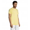 Sol's - Tee-shirt unisexe col rond REGENT - Jaune Pâle