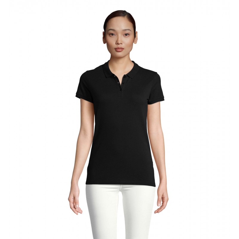 Sol's - Polo femme PLANET WOMEN - Noir