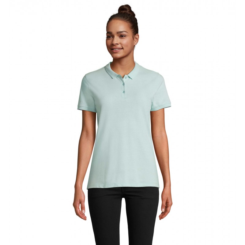 Sol's - Polo femme PLANET WOMEN - Bleu Artique