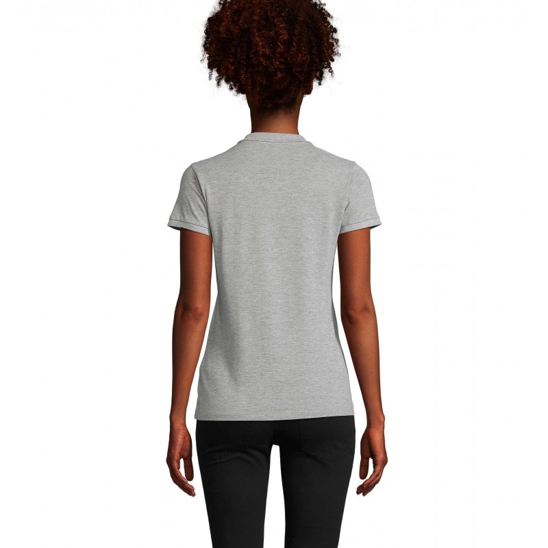 Sol's - Polo femme PLANET WOMEN - Gris Chiné