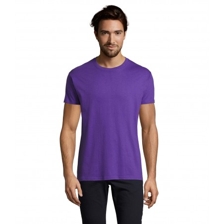 Sol's - Tee-shirt homme col rond IMPERIAL - Violet Foncé